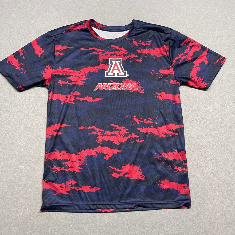 Arizona‎ Wildcats Jersey Youth XL Navy Red Camo Performance T-Shirt Gen2 NCAA